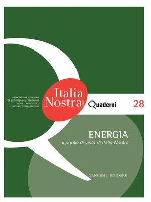 cover image of Energia. Il punto di vista di Italia Nostra